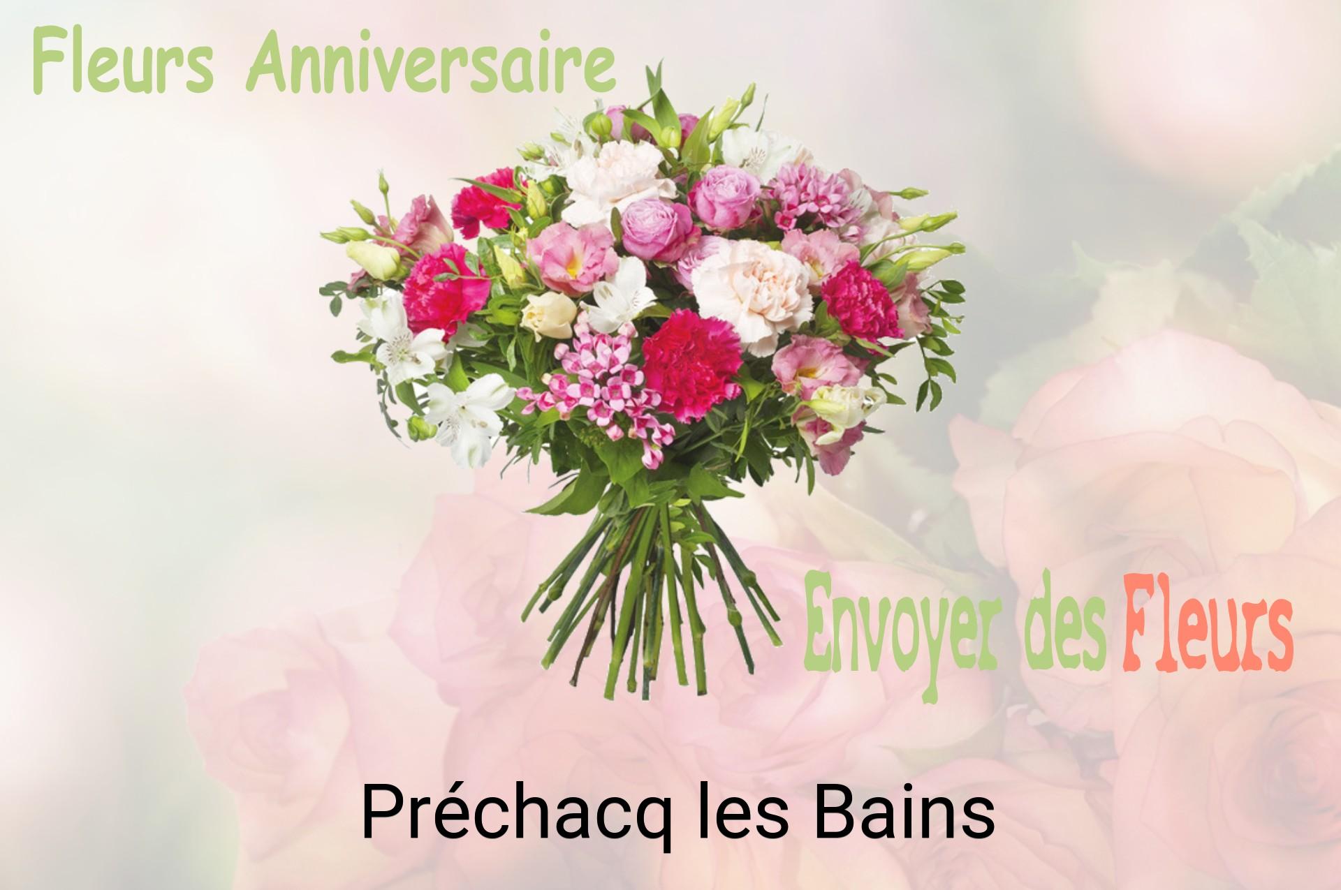 Bouquet de fleurs d’anniversaire livré à Préchacq-les-Bains
